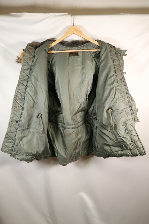 1950年代　MEDIUM　黒タグ　N-3B　ヘビーゾーン　フライトジャケット　中古品