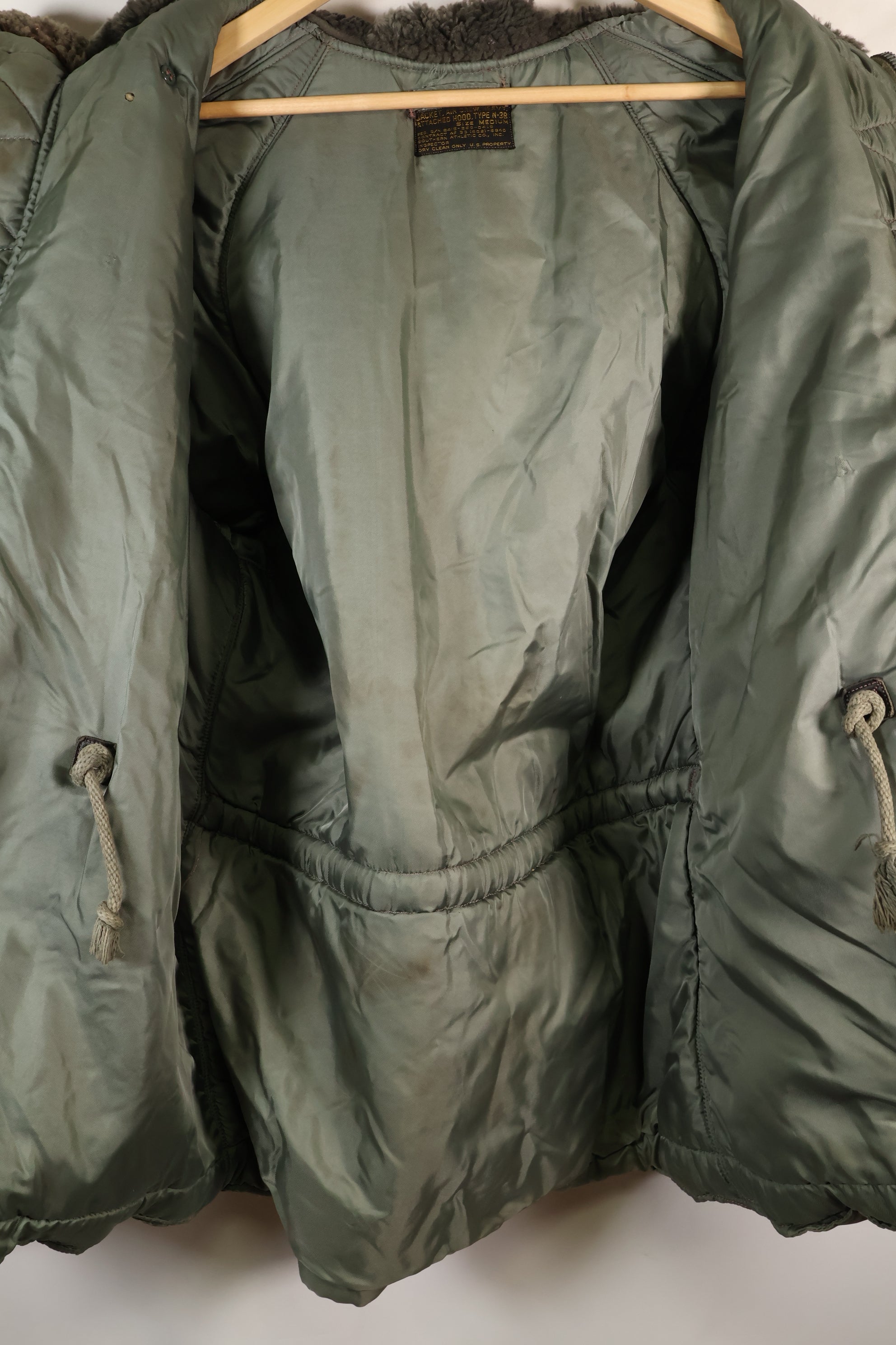 1950年代　MEDIUM　黒タグ　N-3B　ヘビーゾーン　フライトジャケット　中古品