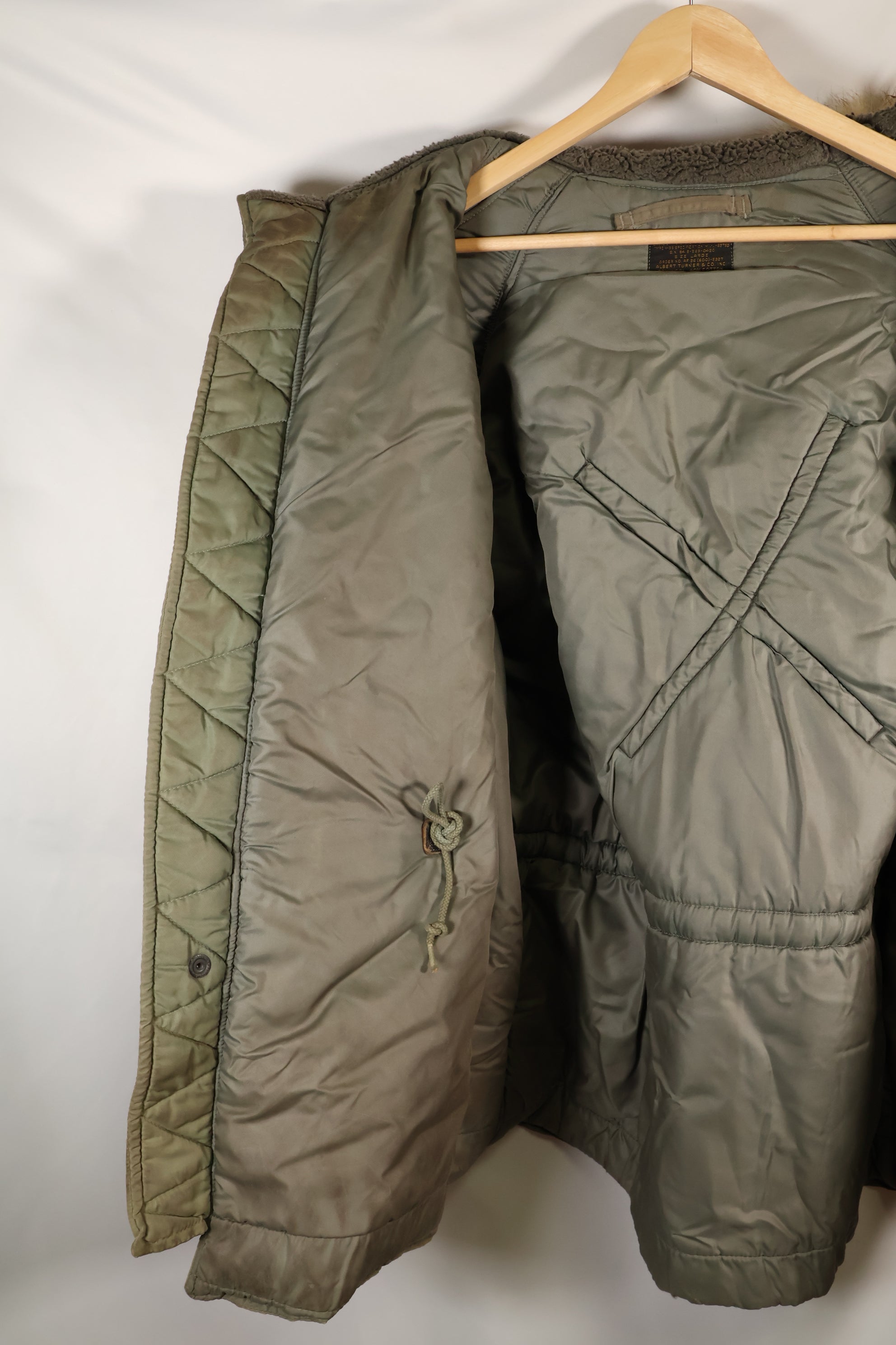 1950年代　LARGE　アメリカ空軍　N-3B　エアクルー　フライトジャケット　グランドクルー　中古品