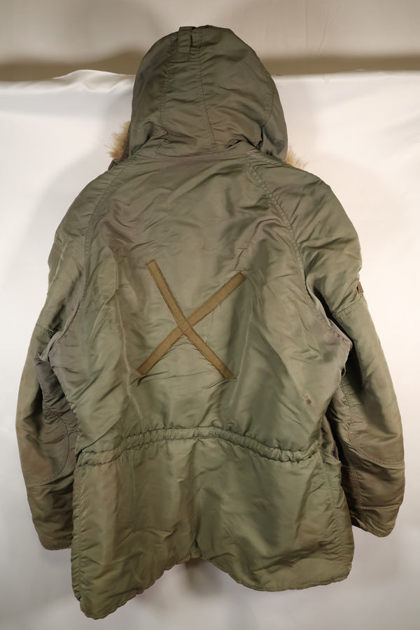 1950年代　LARGE　アメリカ空軍　N-3B　エアクルー　フライトジャケット　グランドクルー　中古品