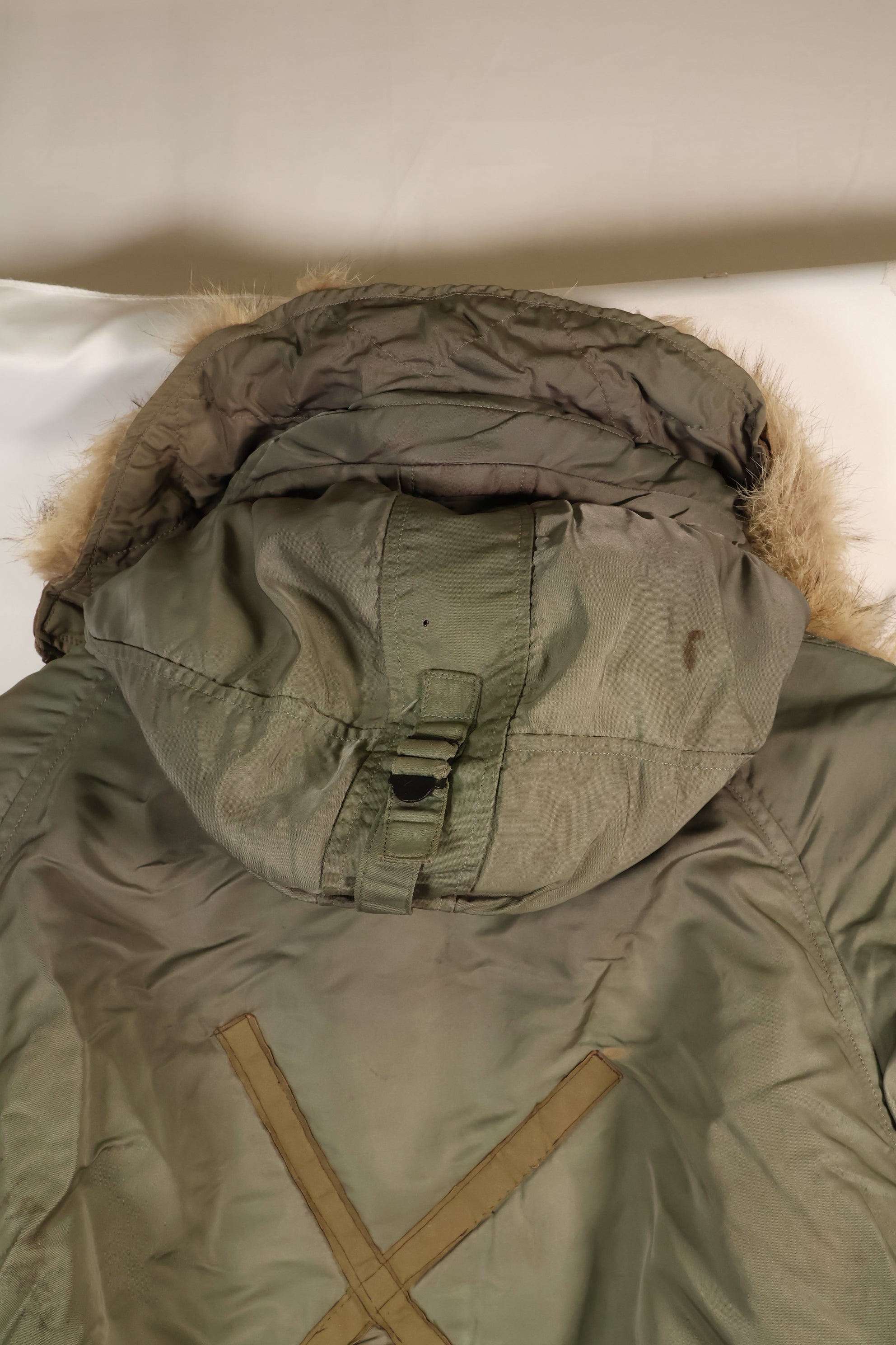 1950年代　LARGE　アメリカ空軍　N-3B　エアクルー　フライトジャケット　グランドクルー　中古品