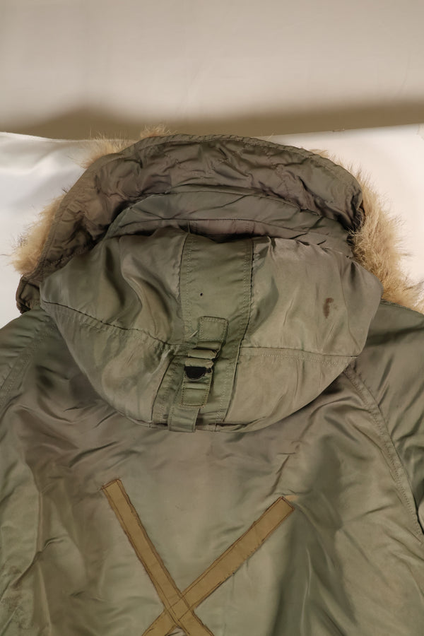 1950年代　LARGE　アメリカ空軍　N-3B　エアクルー　フライトジャケット　グランドクルー　中古品