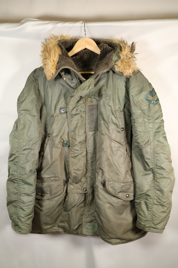 1950年代　LARGE　USAF　N-3B　ヘビーゾーン　エアクルー　フライトジャケット　中古品
