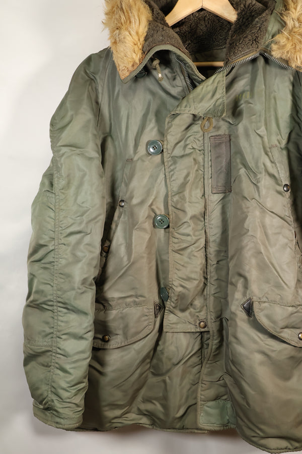 1950年代　LARGE　USAF　N-3B　ヘビーゾーン　エアクルー　フライトジャケット　中古品