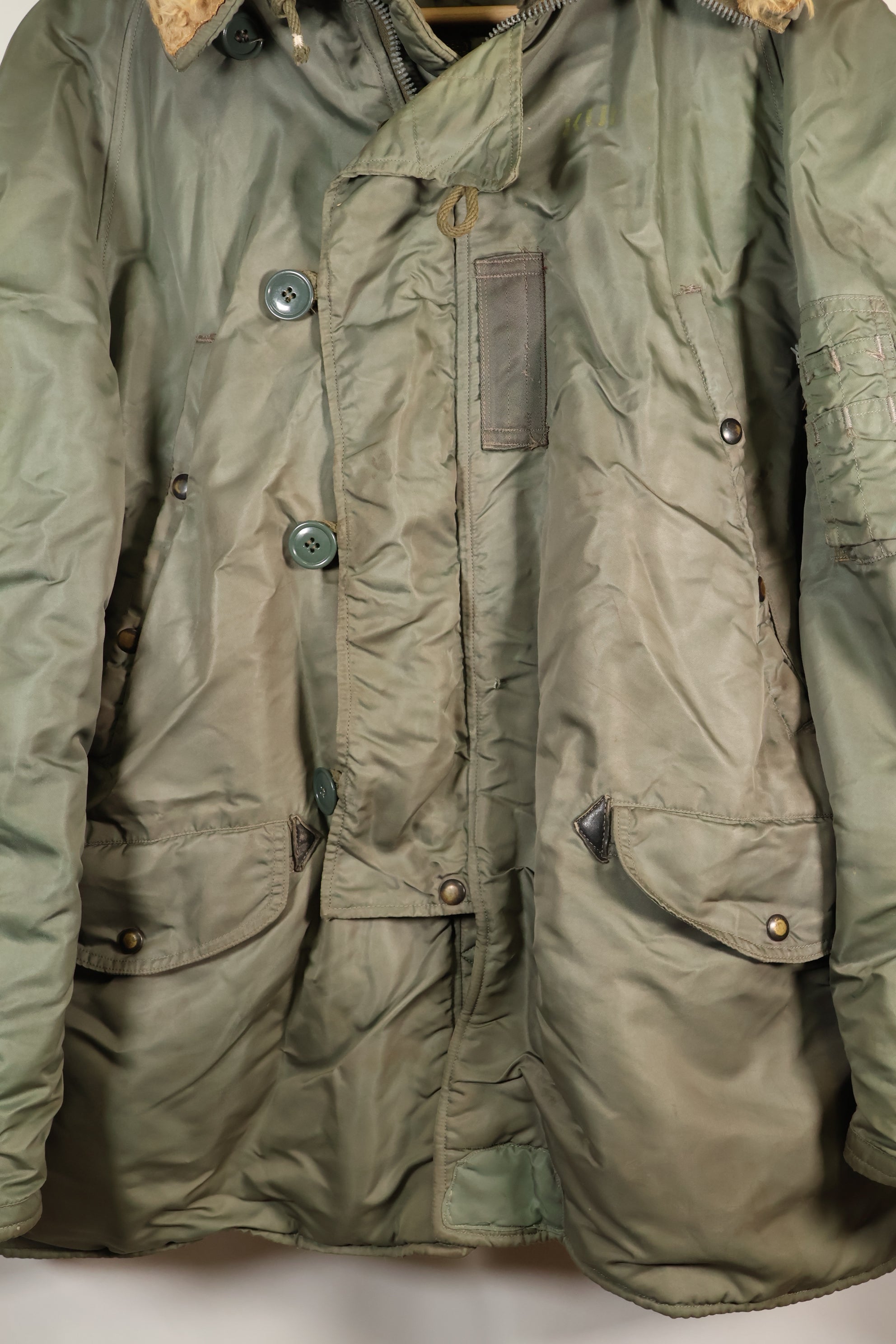 1950年代　LARGE　USAF　N-3B　ヘビーゾーン　エアクルー　フライトジャケット　中古品