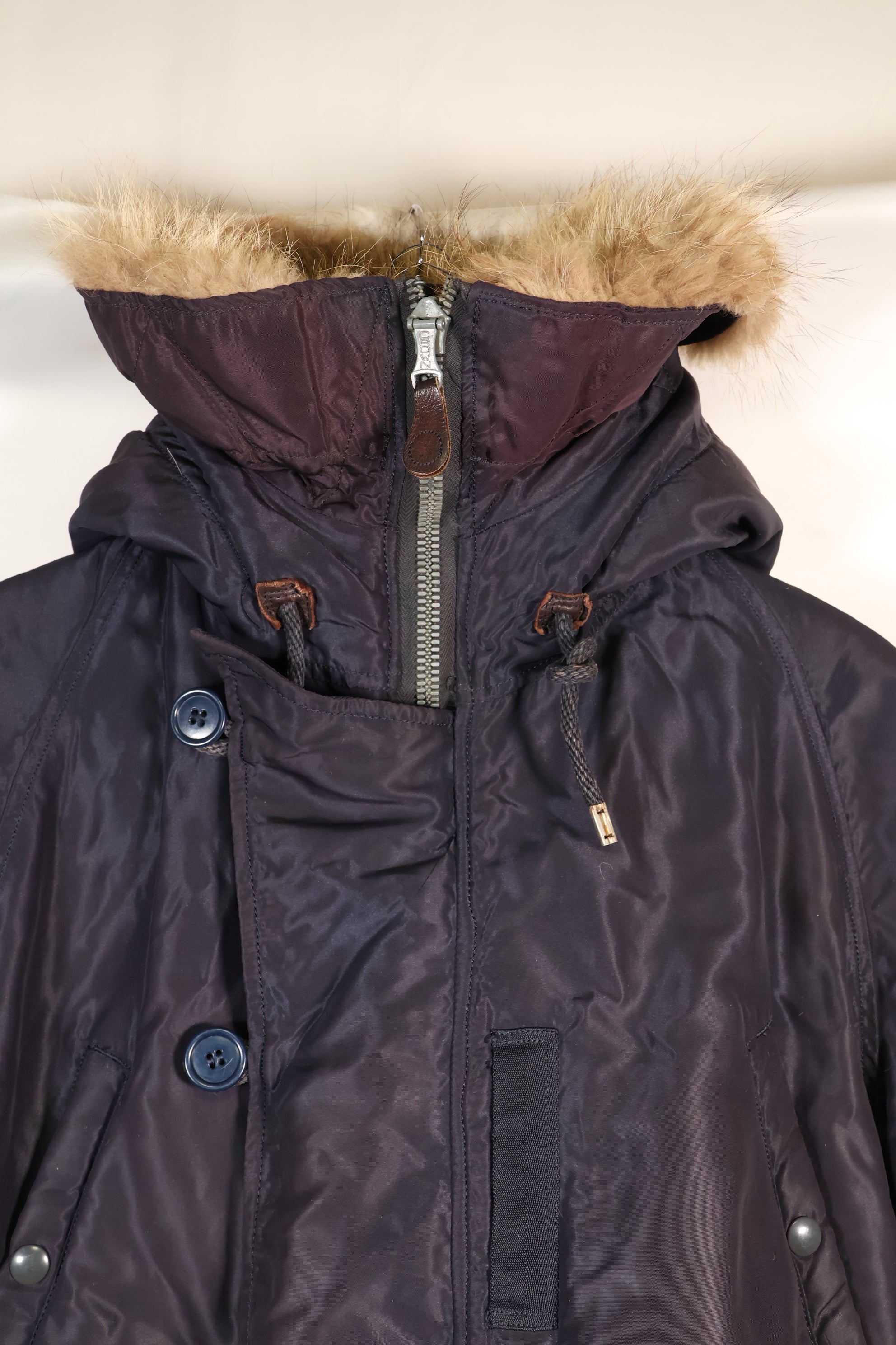 1950年代　MEDIUM　USAF　N3-A　フライトジャケット　エアクルー　退色あり　中古品