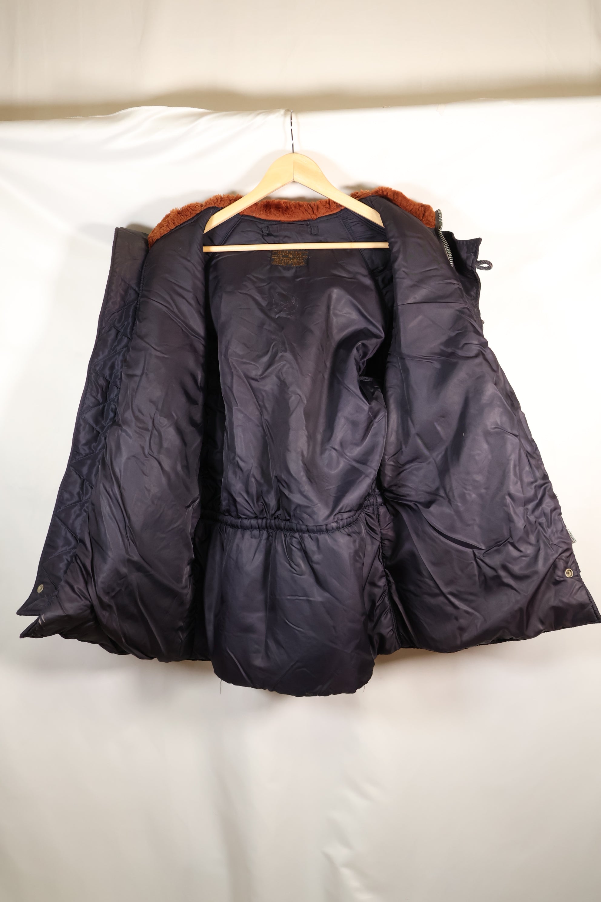 1950年代　MEDIUM　USAF　N3-A　フライトジャケット　エアクルー　退色あり　中古品