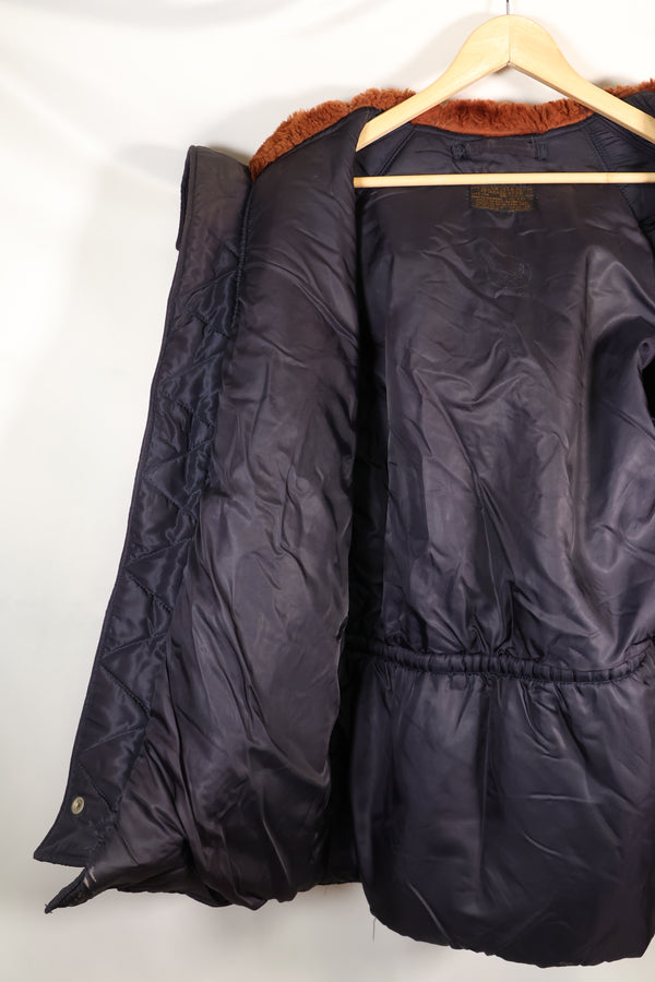 1950年代　MEDIUM　USAF　N3-A　フライトジャケット　エアクルー　退色あり　中古品