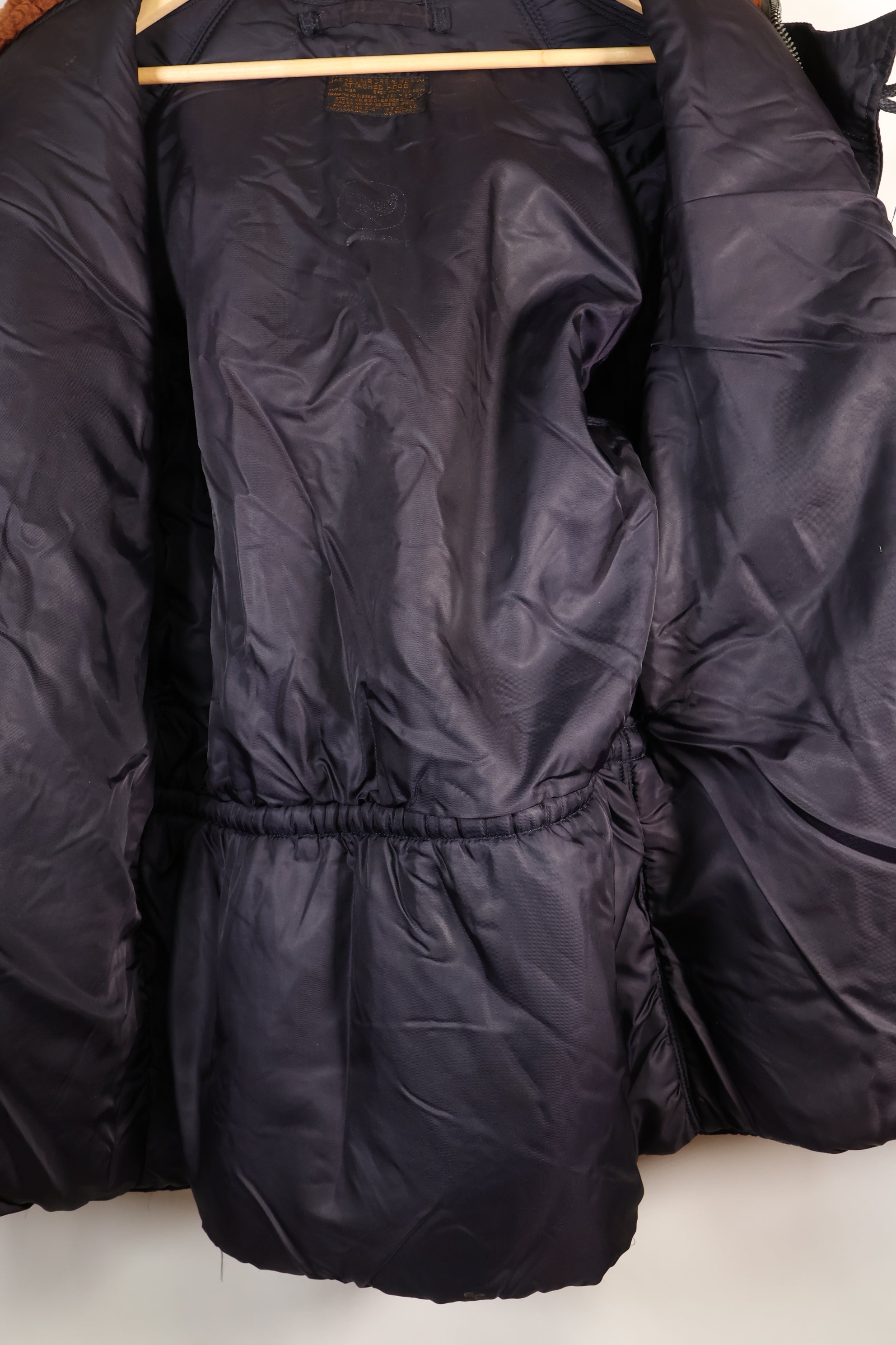 1950年代　MEDIUM　USAF　N3-A　フライトジャケット　エアクルー　退色あり　中古品