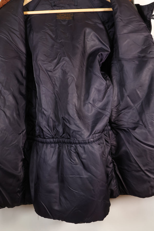 1950年代　MEDIUM　USAF　N3-A　フライトジャケット　エアクルー　退色あり　中古品
