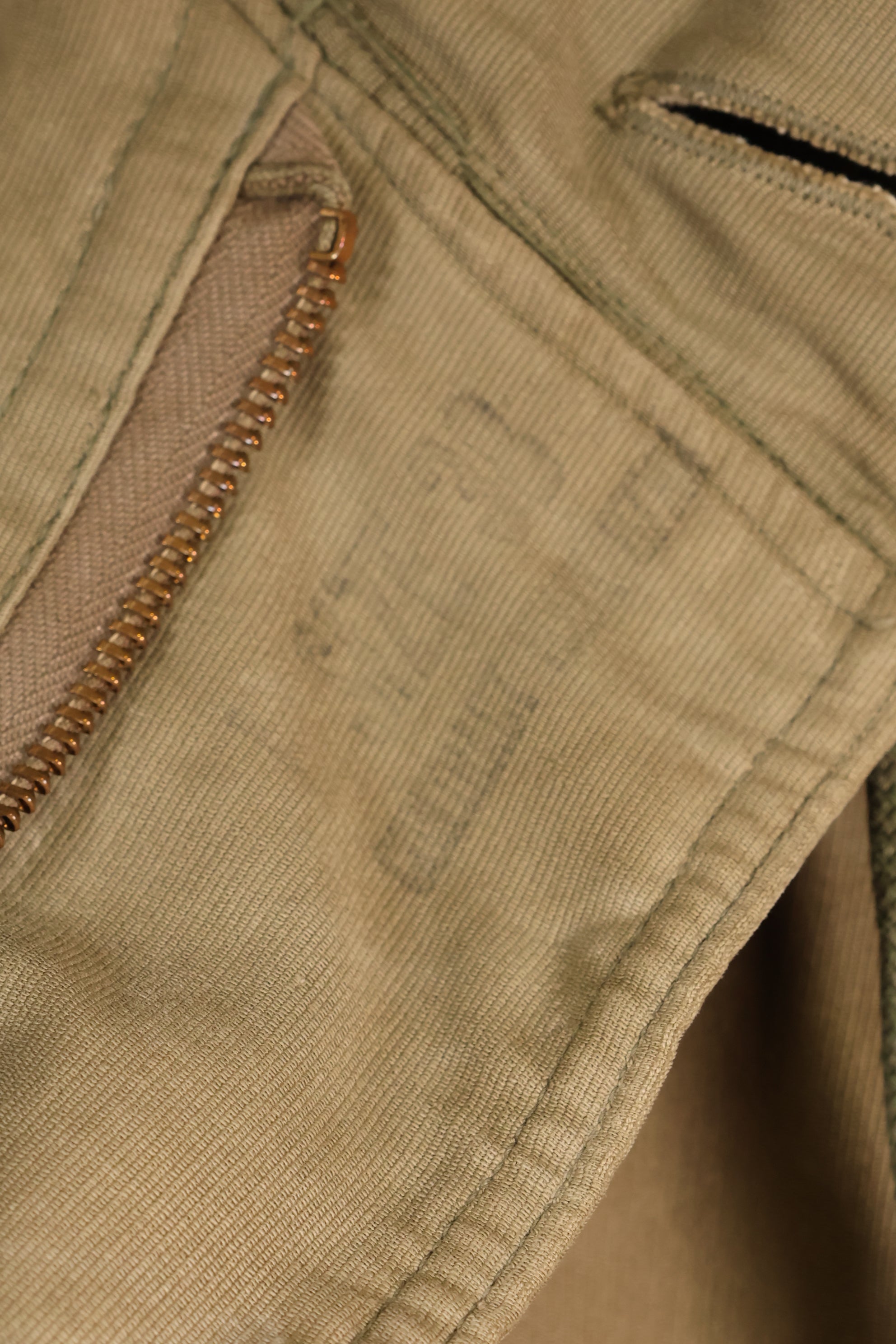 1940年代　WWII　アメリカ海軍　N-1　デッキコート　パーカー　退色あり　ステンシルなし　中古品