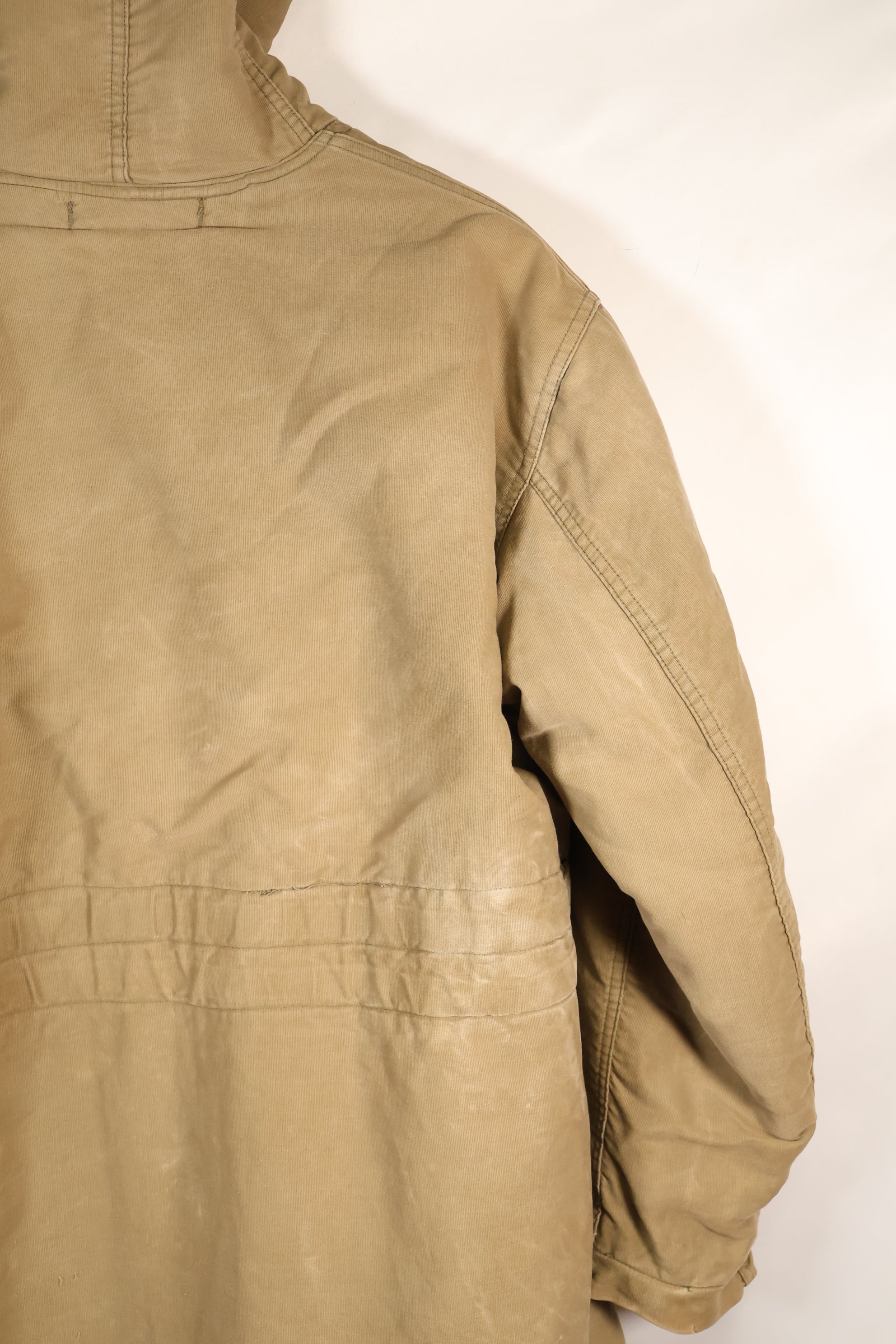 1940年代　WWII　アメリカ海軍　N-1　デッキコート　パーカー　退色あり　ステンシルなし　中古品