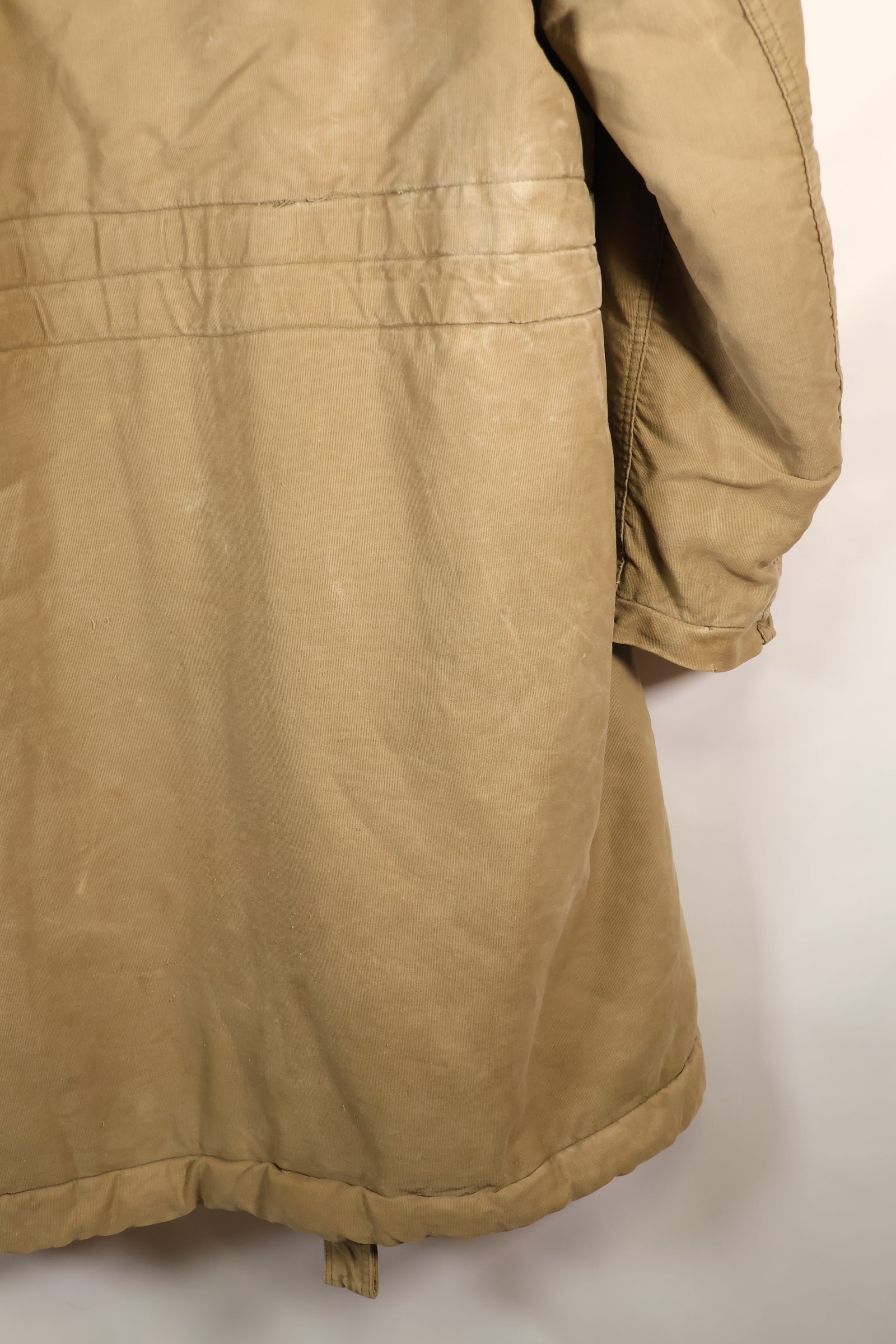 1940年代　WWII　アメリカ海軍　N-1　デッキコート　パーカー　退色あり　ステンシルなし　中古品