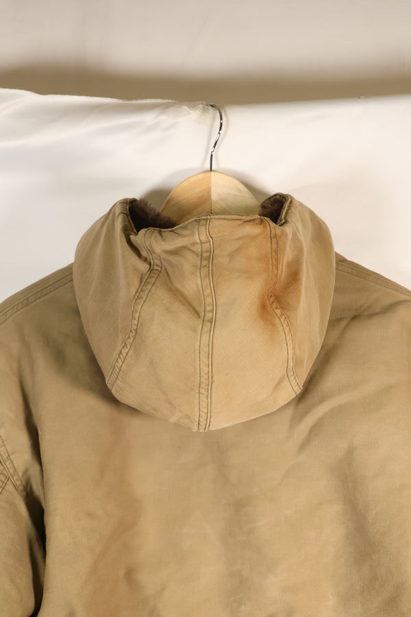 1940年代　WWII　アメリカ海軍　N-1　デッキコート　パーカー　退色あり　ステンシルなし　中古品