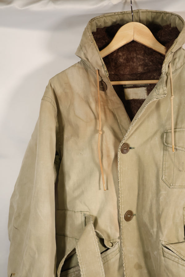 1940年代　アメリカ海軍　デッキコート　パーカー　BB-61 USS IOWA　中古品