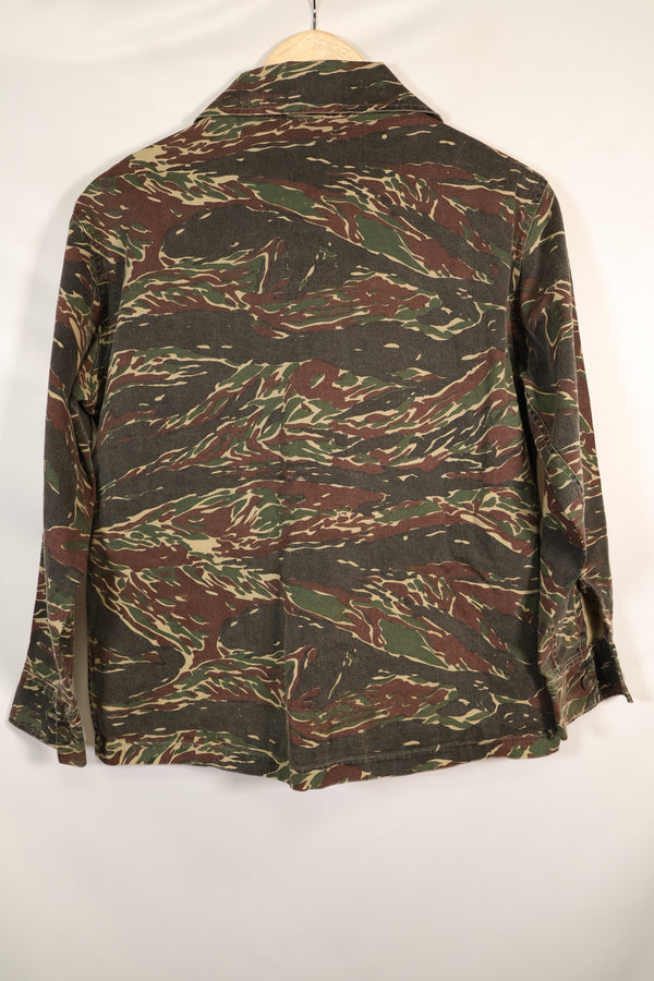 1970年代　シルバータイガー　タイガーストライプ　シャツ　タイタイガー　4つポケット　中古品