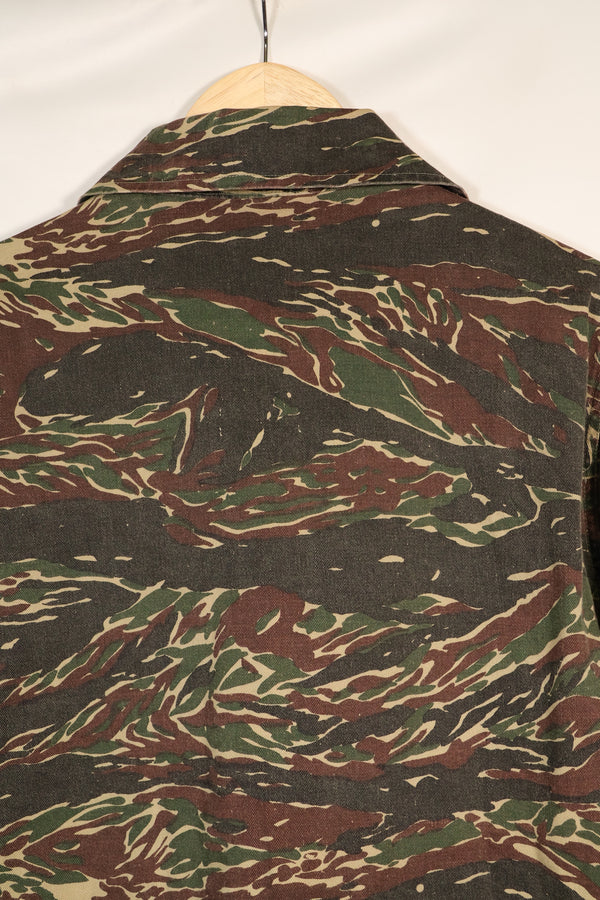 1970年代　シルバータイガー　タイガーストライプ　シャツ　タイタイガー　4つポケット　中古品