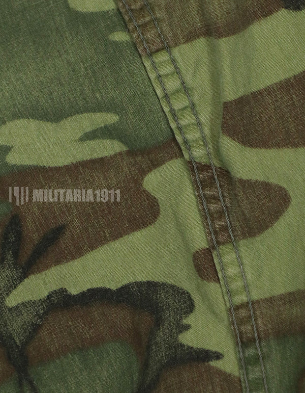 実物　ポップリン製　ERDL M59　ARVNシャツ　レア品　状態良い　パッチ跡あり