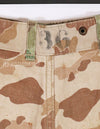 実物　1940年代　アメリカ海兵隊 Frog Skin迷彩　P44 リバーシブルパンツ　中古品