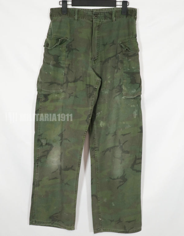 実物　ARVN インビジブルリーフ　パンツ　ジッパーフライ　汚れあり　中古品