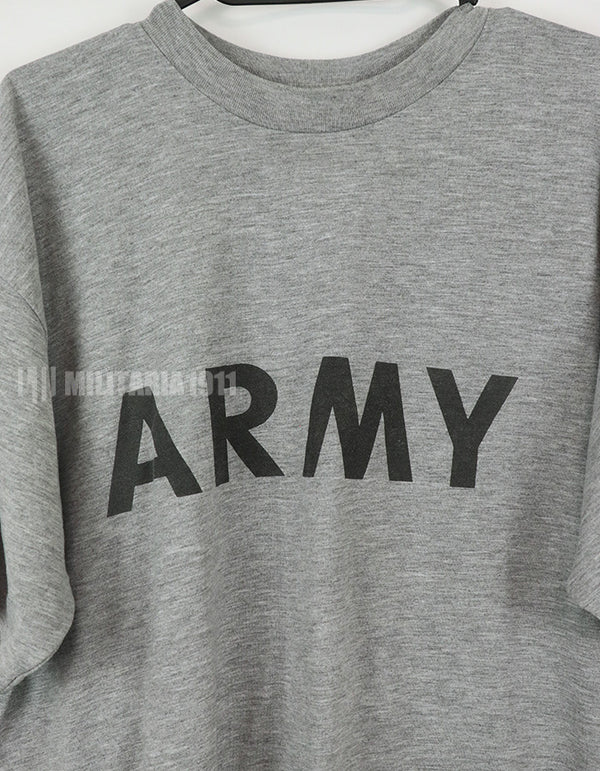 米軍サープラス　US ARMY トレーニングTシャツ　サイズL　B