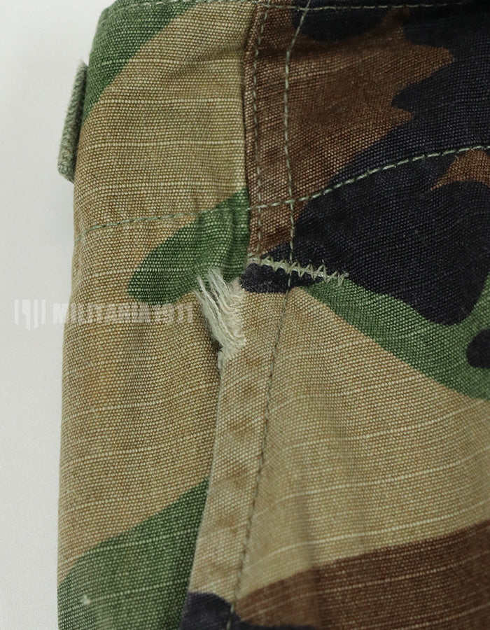 米軍サープラス　ウッドランドパターン迷彩　パンツ　中古品　使用感あり 1995年製