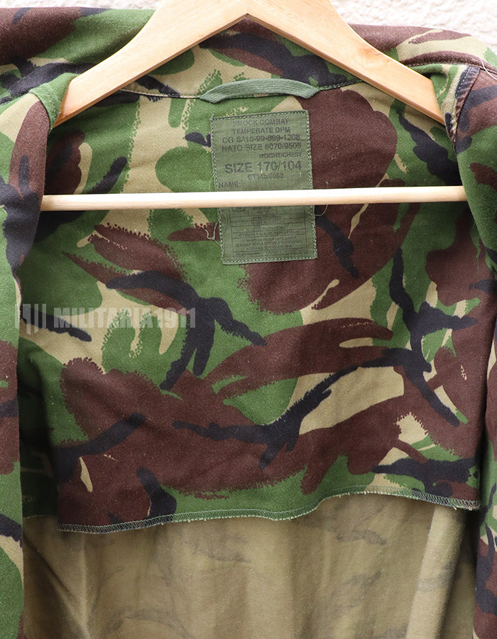 イギリス軍　USED M-85 ウッドランド DPM　フィールドジャケット　コンバットスモック　B中古品