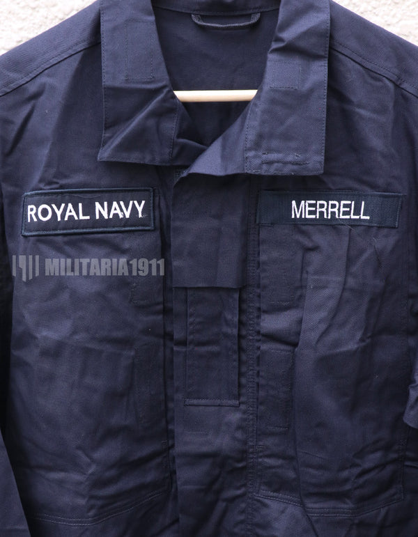 イギリス軍　Royal Navy Combat Jacket 温暖気候用　パッチ付き　中古品