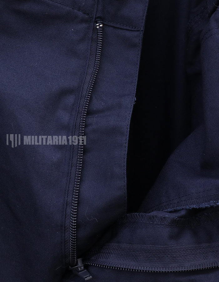 イギリス軍　Royal Navy Combat Trousers Navy Blue　パッチ付き　中古品