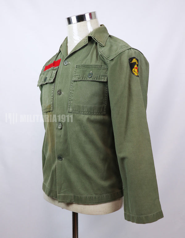 実物　南ベトナム海兵隊　初期型 ODシャツ　ジャケットのみ