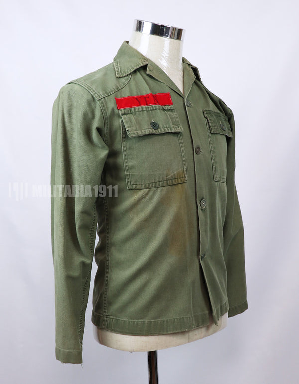 実物　南ベトナム海兵隊　初期型 ODシャツ　ジャケットのみ