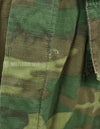 実物　アメリカ軍 USMC　1969年製　ERDL　ジャングルファティーグジャケット 使用感あり　中古品 グリーンリーフ