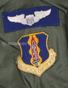 実物　1972年製　アメリカ空軍　L-2B  フライトジャケット　徽章付き（後付け）