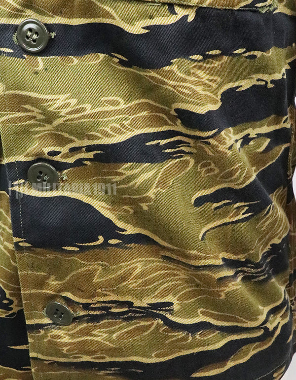 実物　ゴールドタイガーストライプ Asian カット　ほぼ未使用 タイガーストライプ　シャツ