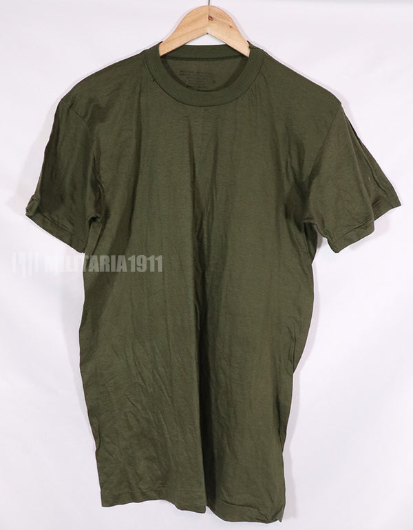 実物　1960年代〜1970年代　アメリカ軍　OD Tシャツ　インナー　中古品 A