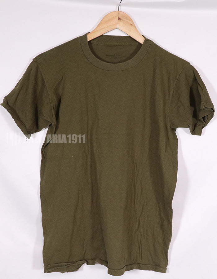 実物　1960年代〜1970年代　アメリカ軍　OD Tシャツ　インナー　中古品 D