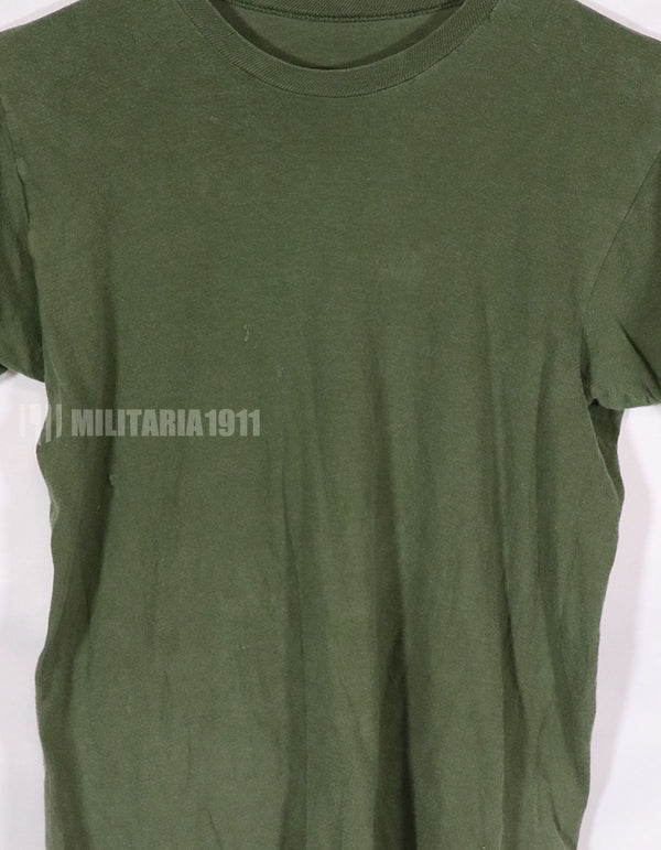 実物　1960年代〜1970年代　アメリカ軍　OD Tシャツ　インナー　中古品 E