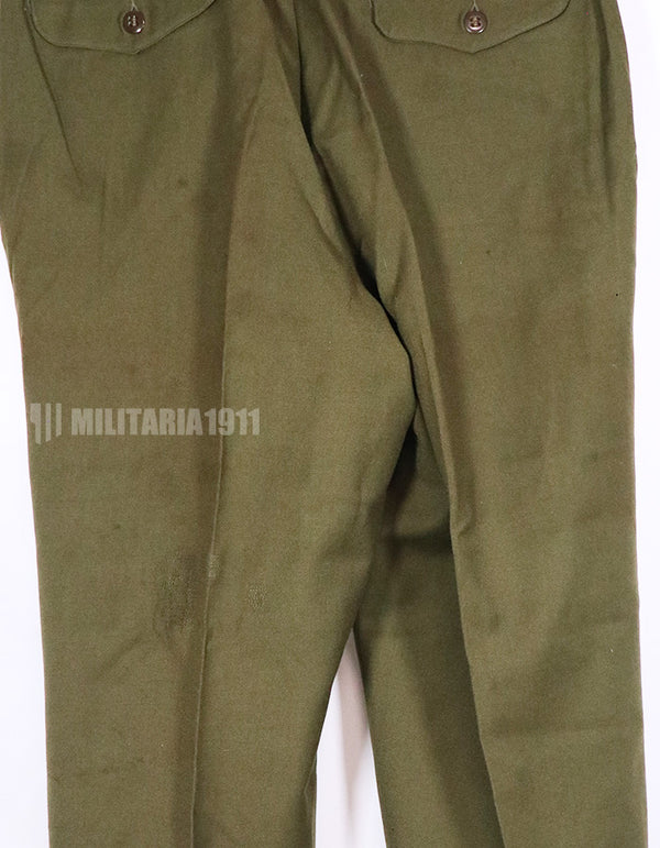 実物　アメリカ軍　M1951 ウールフィールドパンツ　M-R 中古品　