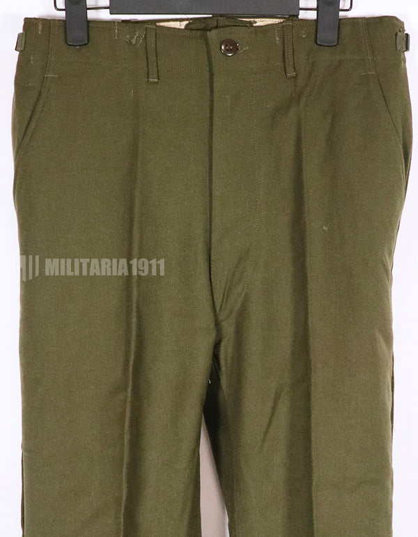 実物　アメリカ軍　M1951 ウールフィールドパンツ　S-R 中古品