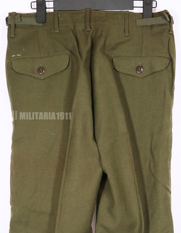 実物　アメリカ軍　M1951 ウールフィールドパンツ　S-R 中古品