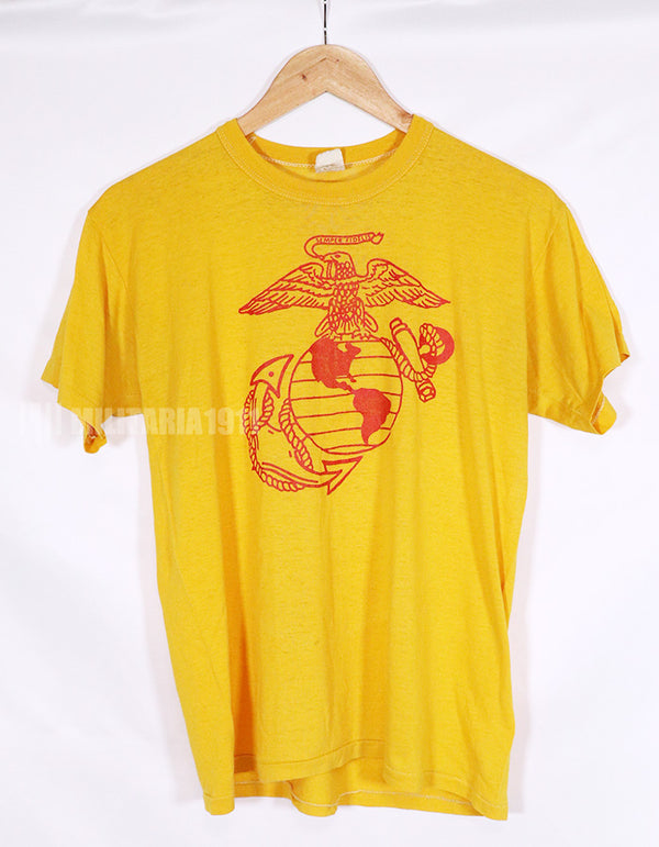 実物　1970年代　USMC　トレーニングTシャツ　中古品