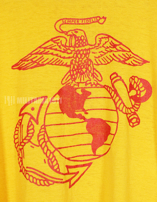 実物　1970年代　USMC　トレーニングTシャツ　中古品