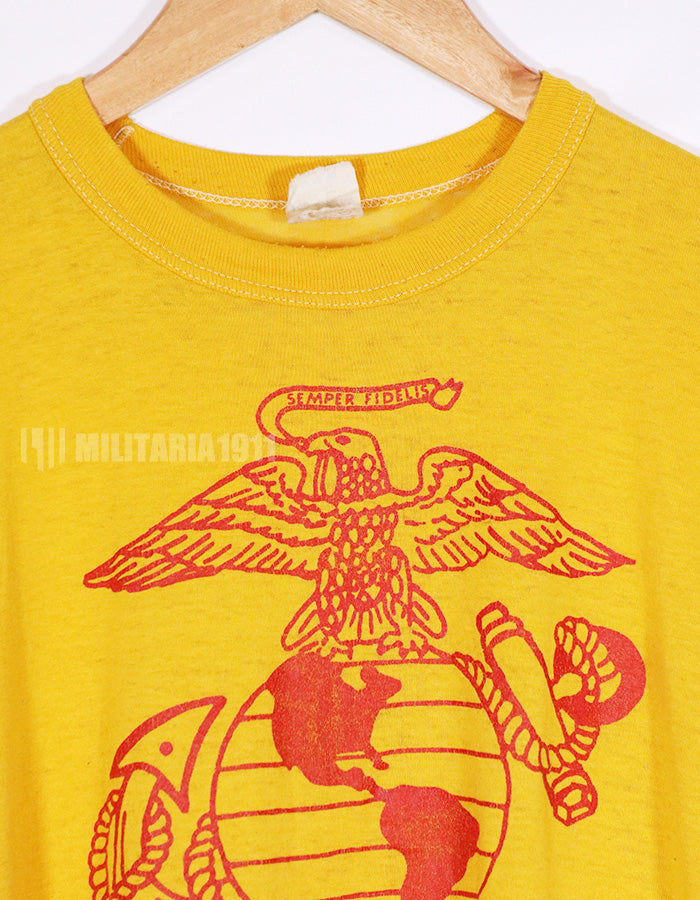 実物　1970年代　USMC　トレーニングTシャツ　中古品