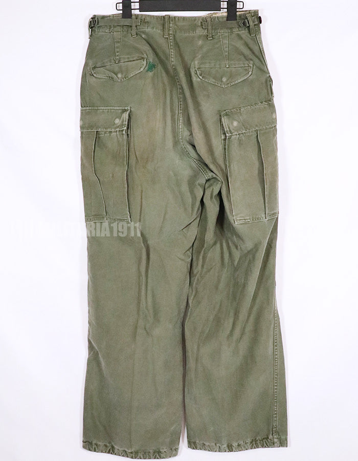 実物　アメリカ軍　M51 コットンフィールドパンツ　中古品 Regular- Small